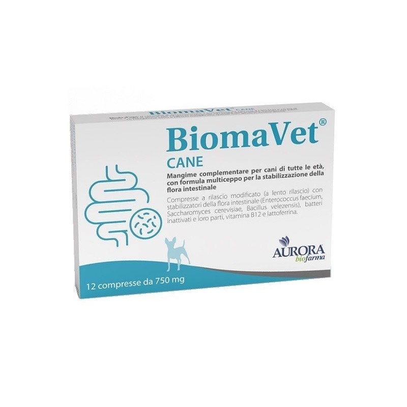 Biomavet Cane 750mg 12 Compresse Biomavet Cane 750mg 12 Compresse