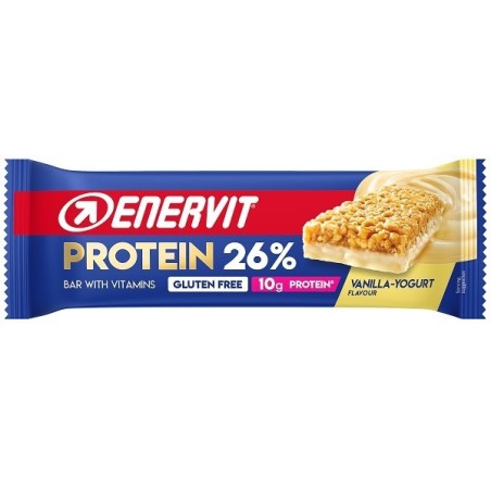 Enervit Sport Protein Bar 26% Vaniglia Yogurt 40 G Enervit Sport Protein Bar 26% Vaniglia Yogurt 40 G