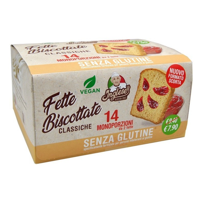 Inglese Fette Biscottate Classiche Formato Scorta 400 G
