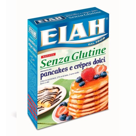 Elah Senza Glutine Preparato Per Pancakes E Crepes Dolci 280 G