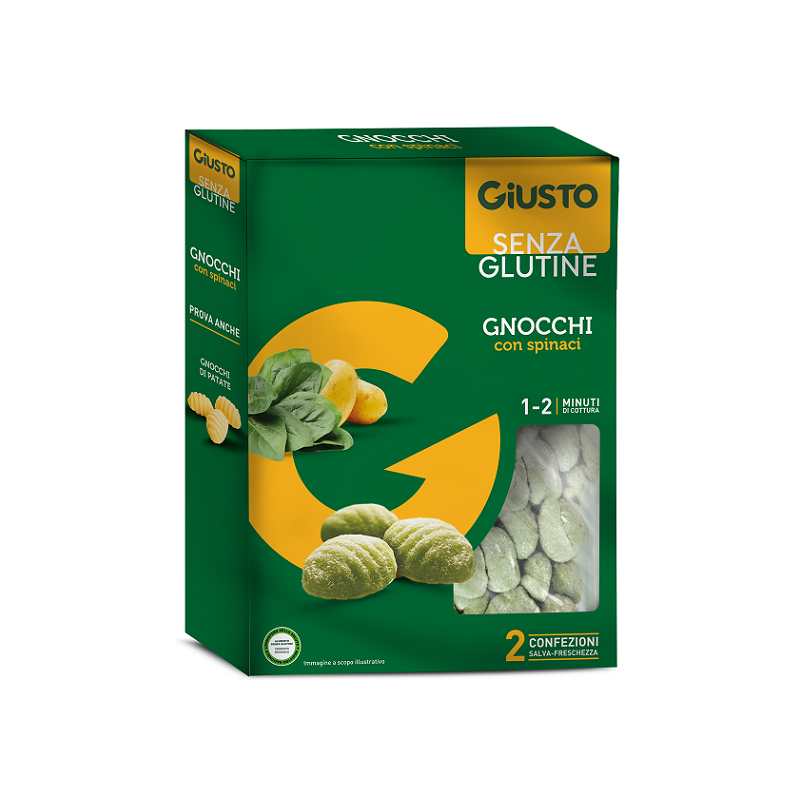 Giusto Senza Glutine Gnocchi Spinaci 500 G