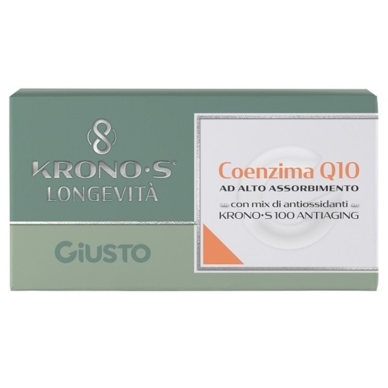 Giusto Coenzima Q10 Kronos Ad Alto Assorbimento 20 Compresse