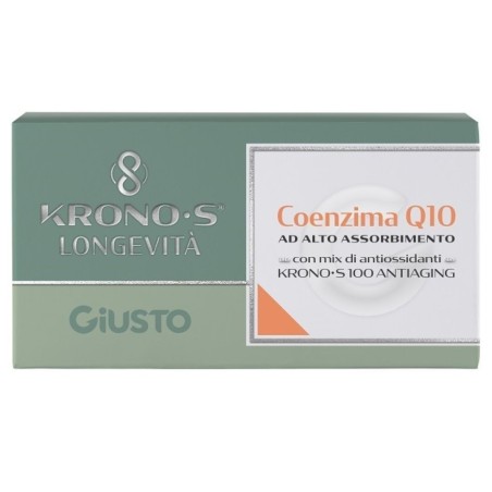 Giusto Coenzima Q10 Kronos Ad Alto Assorbimento 20 Compresse