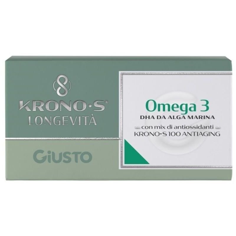 Giusto Omega 3 Kronos Dha Da Alga Marina Veg 10 Bustine