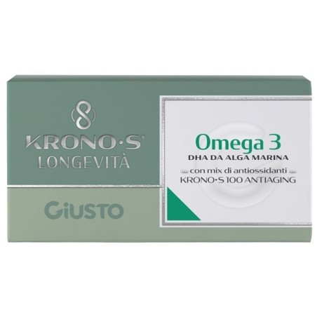 Giusto Omega 3 Kronos Dha Da Alga Marina Veg 10 Bustine