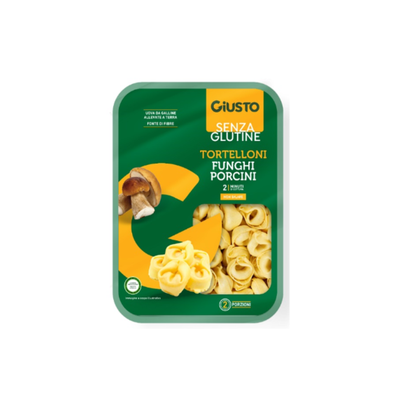 Giusto Senza Glutine Tortelloni Funghi Porcini 250 G