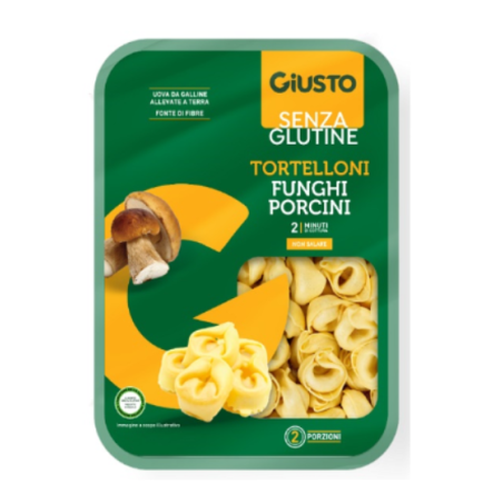 Giusto Senza Glutine Tortelloni Funghi Porcini 250 G