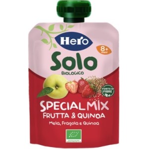 Hero Solo Frutta + Cereali Fragola Mela Quinoa 100 G