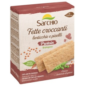 Sarchio Fette Croccanti Protein Lenticchie E Piselli 120 G