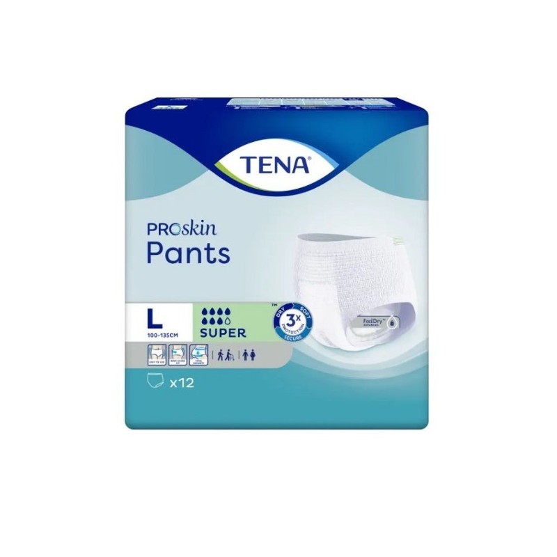 Pannolone A Mutandina Tena Pants Super L 12 Pezzi