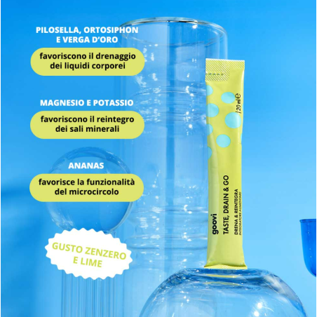 Goovi Drenante Zenzero&lime 24 Stick Pack Goovi Drenante Zenzero&lime 24 Stick Pack