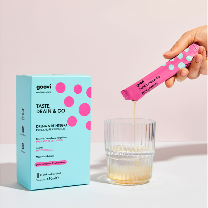 Goovi Drenante Melograno&frutti Di Bosco 24 Stick Pack Goovi Drenante Melograno&frutti Di Bosco 24 Stick Pack