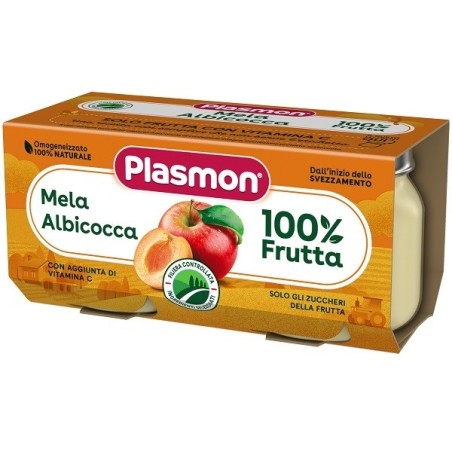 Plasmon Omogeneizzato Mela Albicocca 160 G