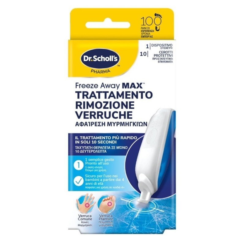 Trattamento Rimozione Verruche Scholl Freeze Away Max