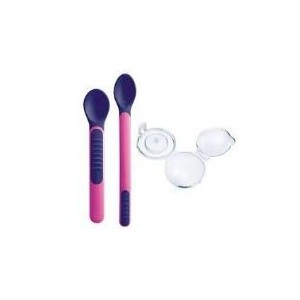 Mam Heat Sensitive Spoons & Cover 6+ Femmina