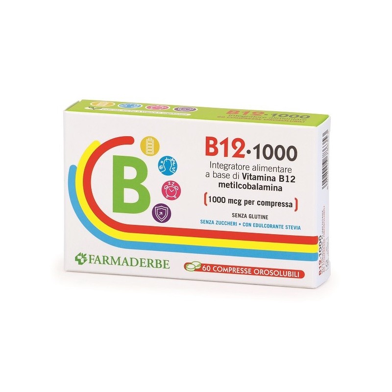 B12 1000 60 Compresse Orosolubili Da 0,2 G