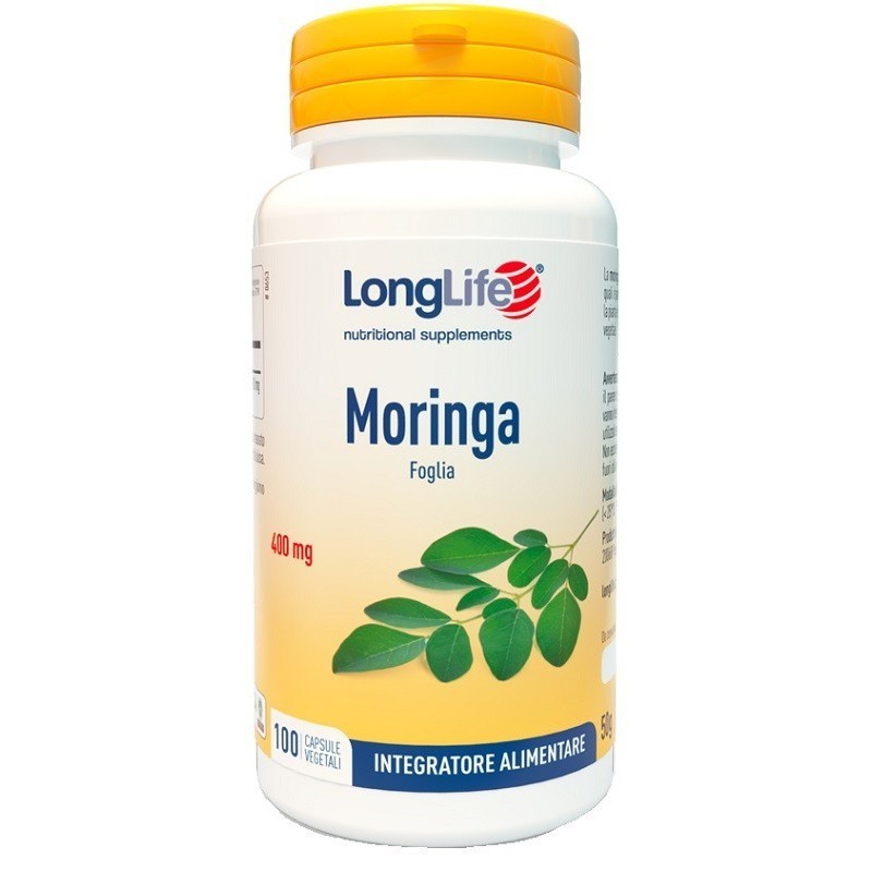 Longlife Moringa 400mg 100 Capsule