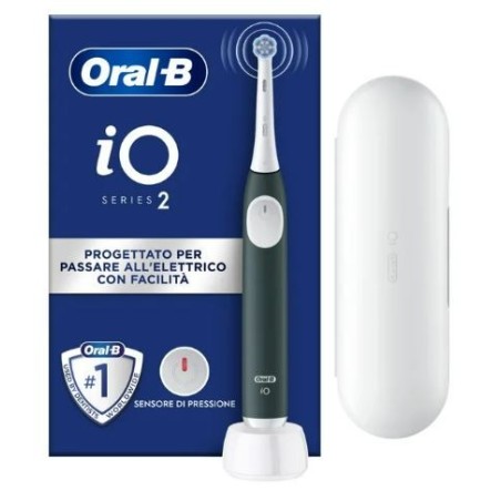 Oralb Power Spazzolino Elettrico Io2 Series Forest Green + Travel Case