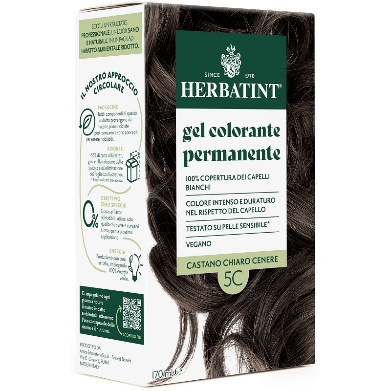Herbatint 5c Castano Chiaro Cenere 170 Ml
