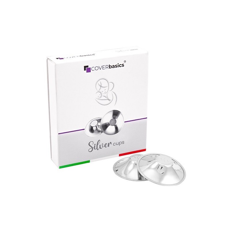Paracapezzoli In Argento Coverbasics Silver Cups Uni 2 Pezzi