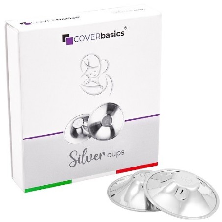 Paracapezzoli In Argento Coverbasics Silver Cups Uni 2 Pezzi