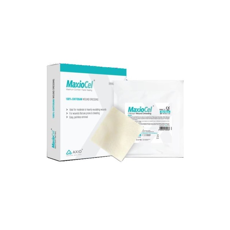 Medicazione In Fibre Gelificanti In Chitosano Maxiocel 2,5x30 Cm 10 Pezzi