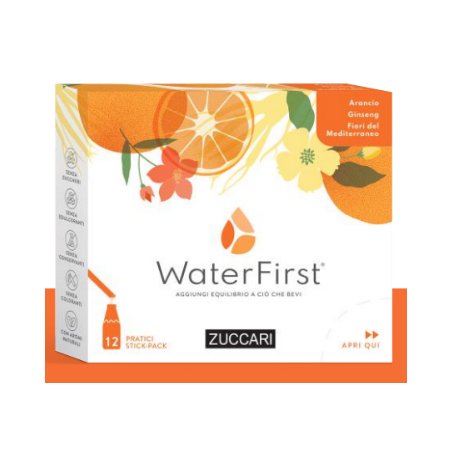 Water First Arancia-ginseng-fiori Mediterraneo 12 Stick Pack