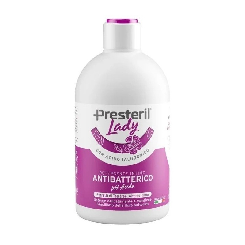 Presteril Lady Detergente Intimo Antibatterico/ph Acido 250 Ml