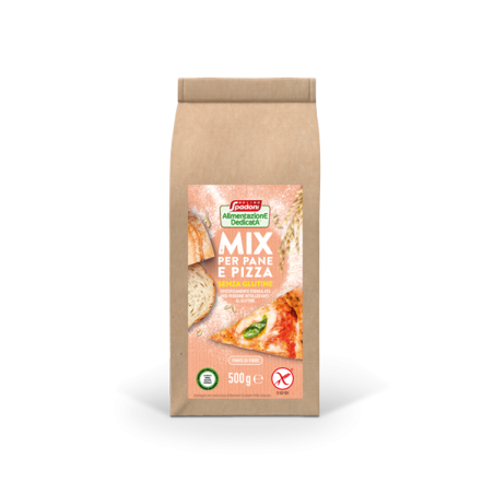 Alimentazione Dedicata Mix Pane E Pizza Senza Glutine 500 G