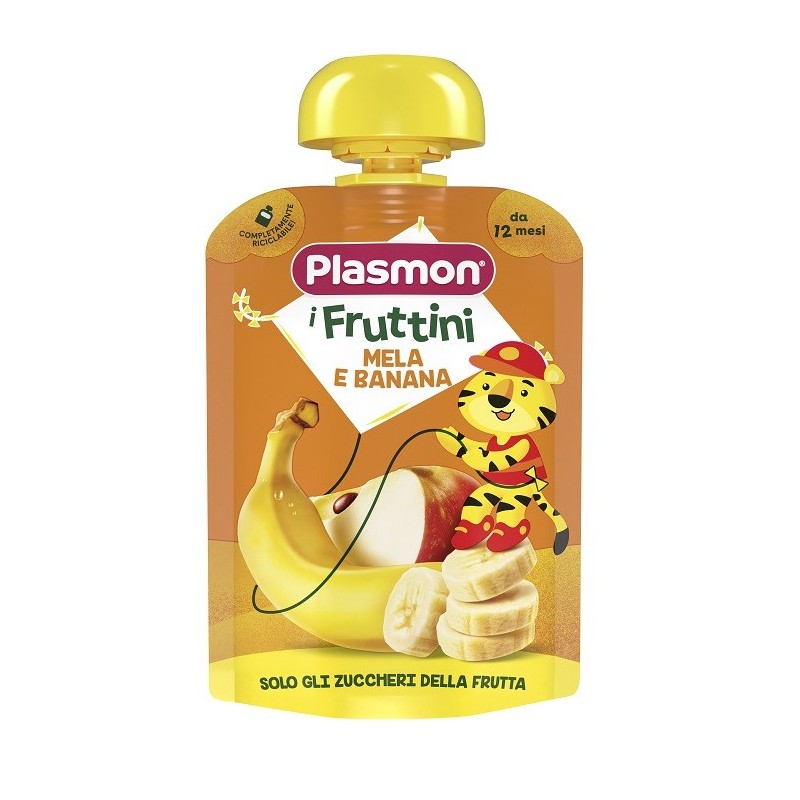 Plasmon Omogeneizzato Pouch Mela Banana 130 G