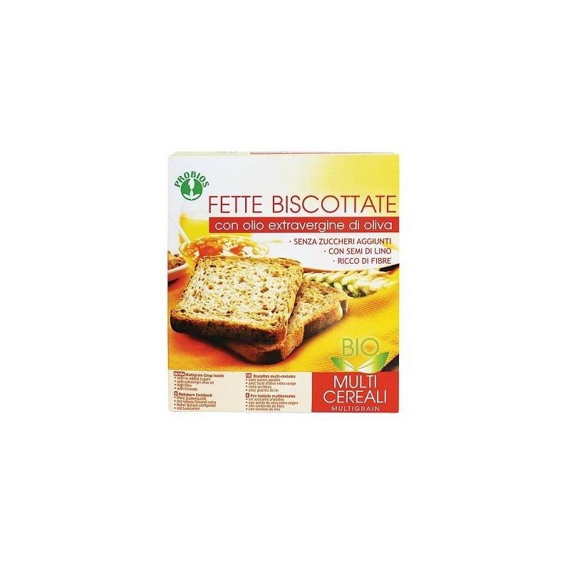 Fette Biscottate Ai Cereali Senza Zucchero 270 G