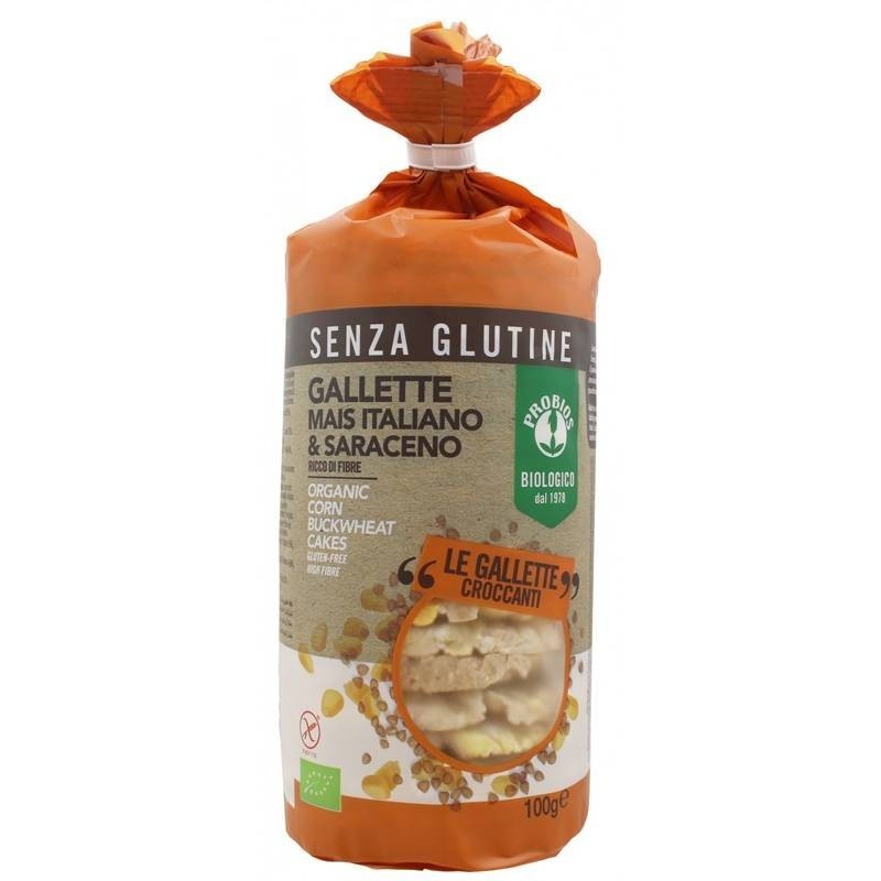 Probios Gallette Mais/saraceno 100 G Probios Gallette Mais/saraceno 100 G