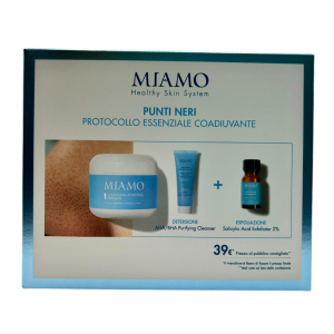 Miamo Cofanetto Punti Neri Cleansing P Masque 60 Ml + Omaggi Aha/bha 50 Ml E Salicilico 10 Ml