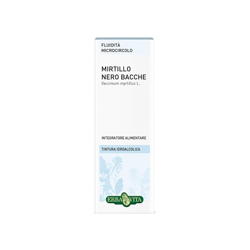 Mirtillo Nero Bacche Tintura Idroalcolica 50 Ml Ebv