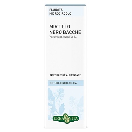 Mirtillo Nero Bacche Tintura Idroalcolica 50 Ml Ebv