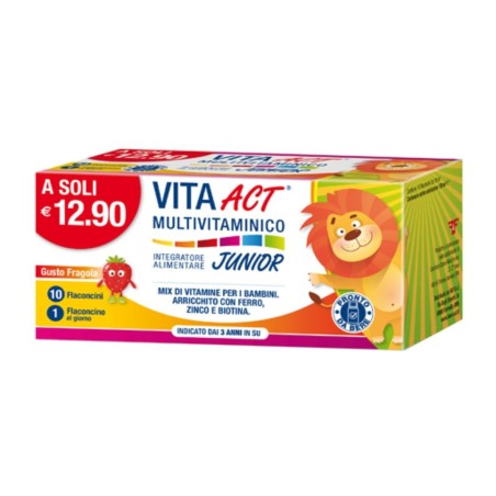 Vita Act Multivitaminico Junior 10 Fiale Da 10 Ml