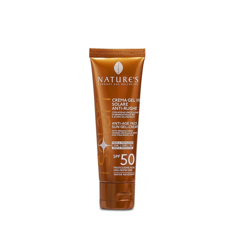 Nature's I Solari Crema Gel Viso Antirughe Spf50 50 Ml