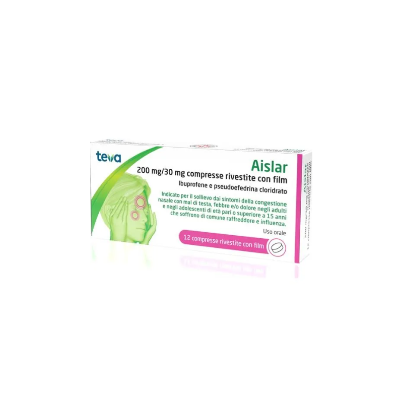 Aislar 12 Compresse Rivestite 200mg+30mg