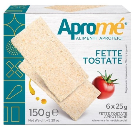 Aprome' Fette Tostate 6 Porzioni Da 25 G