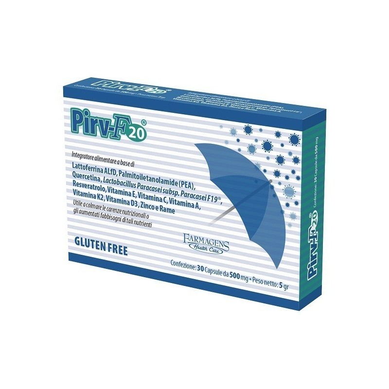 Pirv F20 30 Capsule 500 Mg