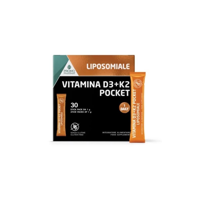 Vitam D3+k2 Lipos Pocket 30 Stick Da 1 G