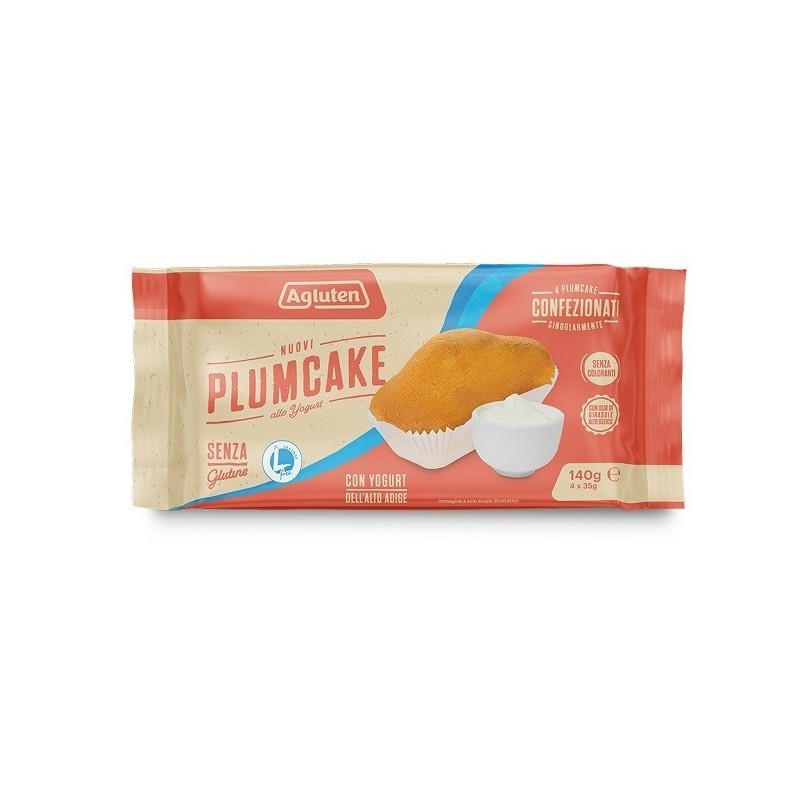 Agluten Nuovi Plumcake Yogurt 4 Pezzi Da 35 G
