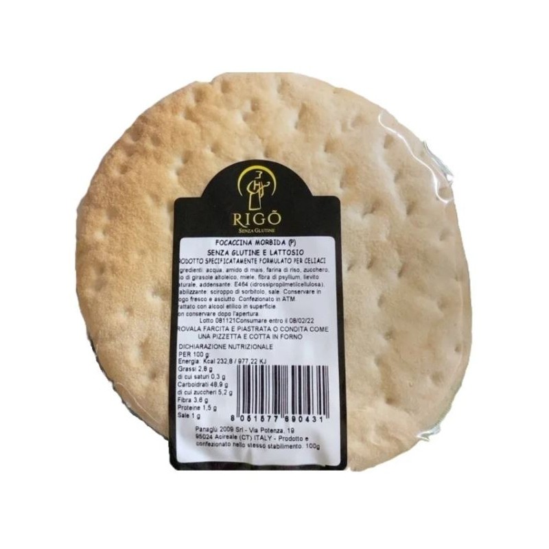 Rigo' Focaccina Morbida 100 G