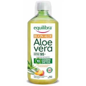 Buon Aloe Vera 95% Con Succo Di Pesca Concentrato 1 Litro