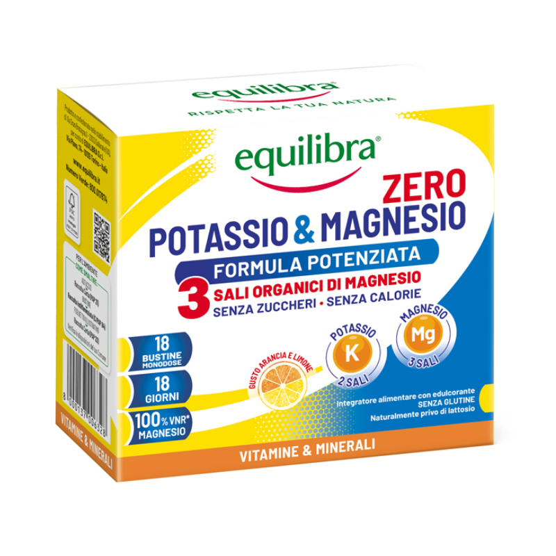 Potassio & Magnesio Zero 3 18 Bustine Potassio & Magnesio Zero 3 18 Bustine