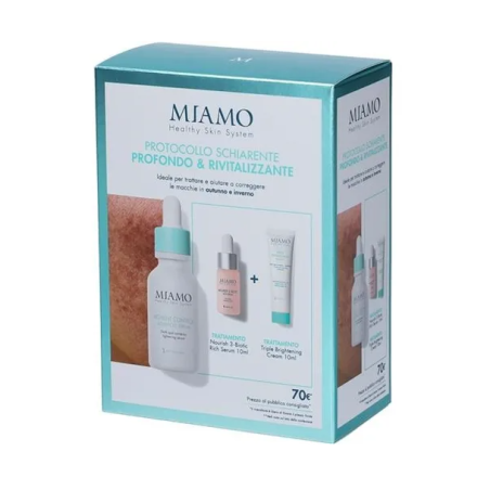 Miamo Macchie Invernali Protocollo 1 Pigment Control 30 Ml + 1 Mini Triple Brightening Masque 10 Ml + 1 Mini Nourish 10 Ml