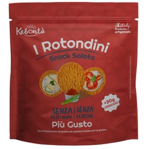 Kebonta' I Rotondini Snack Salato Piu' Gusto 150 G + 30 G In Omaggio