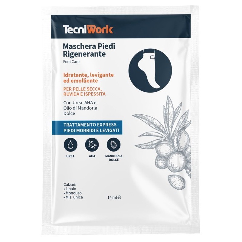 Tecniwork Maschera Piedi Rigenerante 14 Ml