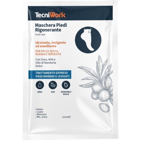 Tecniwork Maschera Piedi Rigenerante 14 Ml