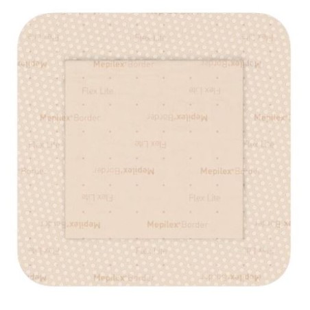 Medicazione In Schiuma Di Poliuretano Mepilex Border Flex Lite 10x10 Cm 5 Pezzi Medicazione In Schiuma Di Poliuretano Mepilex Border Flex Lite 10x10 Cm 5 Pezzi